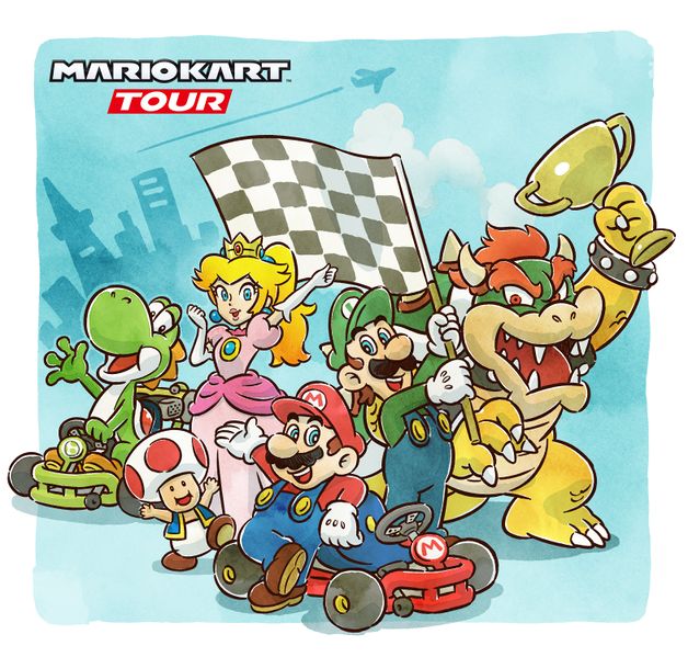 File:Mario Kart Tour launch artwork.jpg