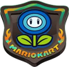 The icon for the Ice Rally in Mario Kart World.