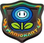 The icon for the Ice Rally in Mario Kart World.