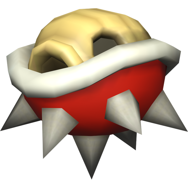 File:NSMBW Asset Model Spiny Shell.png