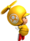 A solo artwork of Propeller Yellow Toad in New Super Mario Bros. Wii.