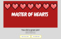 The "Master of Hearts" result