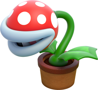 Carte Potted Piranha Plant