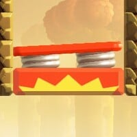 Squared screenshot of the red springboard object from Super Mario Bros. Wonder.