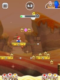 Coin Rush during the second Super Mario Bros. Wonder event in Super Mario Run