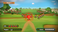 Screenshot of the ARROW minigame