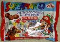Super Mario 64 branded chocolates.