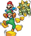 Artwork for home media releases of the DIC Entertainment Super Mario cartoons