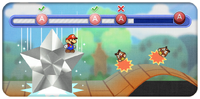 Image showing the Earth Tremor special move in Paper Mario: The Thousand-Year Door (Nintendo Switch)