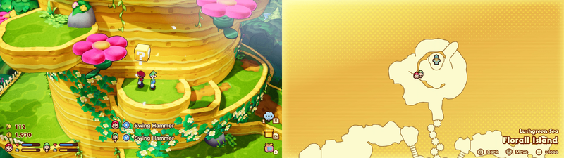 12th ? block in Florall Island from Mario & Luigi: Brothership