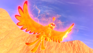 The Sacred Flamebeast from Mario Golf: Super Rush
