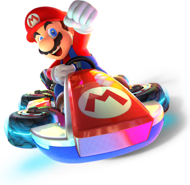 File:MK8 Deluxe Art - Mario (transparent).png