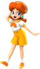 Artwork of Daisy in her Sailor form via Mario Kart Tour.