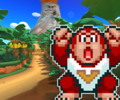 The course icon of the R variant with Donkey Kong Jr. (SNES)