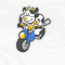 A sticker in Mario Kart World