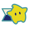 A sticker in Mario Kart World