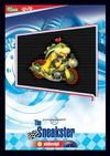 The Sneakster card from the Mario Kart Wii trading cards