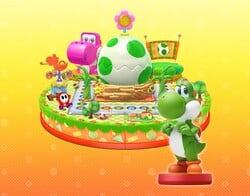 Yoshi as an amiibo in Mario Party 10