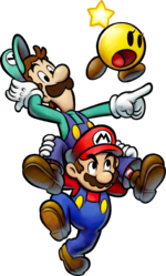 Mario, Luigi, and Starlow