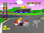 The image for "Royal Raceway" from Mario Kart 64 on Nintendo Music.
