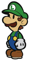 Luigi in Paper Mario: Color Splash