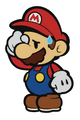 Mario sweating