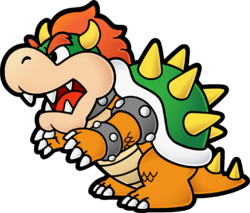 Paper Mario: The Thousand-Year Door Artwork: Bowser