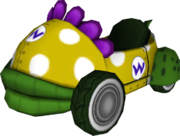 The model for Wario's Piranha Prowler from Mario Kart Wii