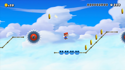Rollercoaster from Super Mario Maker