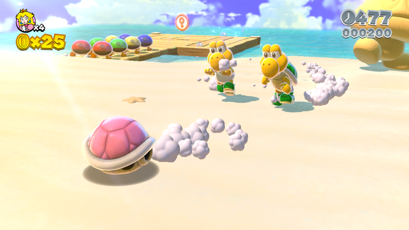 File:SM3DW Peach in Koopa Shell.png
