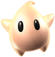 Artwork of Baby Luma from Super Mario Galaxy 2. Its resemblance to the artwork from Super Mario Galaxy is superficial: the eyes are proportionately smaller - a distinction for all Luma artwork released specifically for Super Mario Galaxy 2.