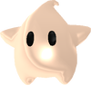 Rendered model of the Apricot Luma from Super Mario Galaxy.