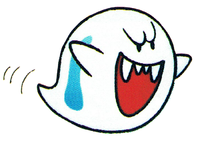 Artwork of a Big Boo from Mario Clash