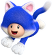 Artwork of Cat Toad from Super Mario 3D World.
