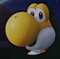 Yellow Yoshi's icon in Mario Tennis Fever