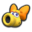 Yellow Birdo's head icon in Mario Kart 8 Deluxe.