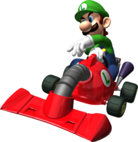 Luigi from Mario Kart DS.
