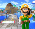 The course icon of the T variant with Builder Luigi