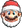 Mario (Santa)'s map icon from Mario Kart Tour