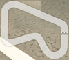 The minimap of Mario Circuit 1 (World)