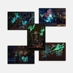 Luigi's Mansion 3 glow-in-the-dark postcards from the Japanese My Nintendo Store
