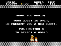The image for "Ending" from Super Mario Bros. on Nintendo Music