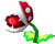 Rendered model of a Piranha Plant from New Super Mario Bros.