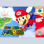 Album art for Super Mario 64 in Nintendo Music. Also used as the thumbnail for "Piranha Plant's Lullaby (Piano Version)".