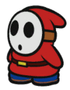 Red Shy Guy Idle Animation from Paper Mario: Color Splash