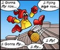 The Donkey Kong reference in "Like The Clappers"