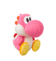 Pink Yarn Yoshi, for use with Yoshi's Woolly World.