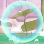 A bubble, from Yoshi and the Mysterious Book