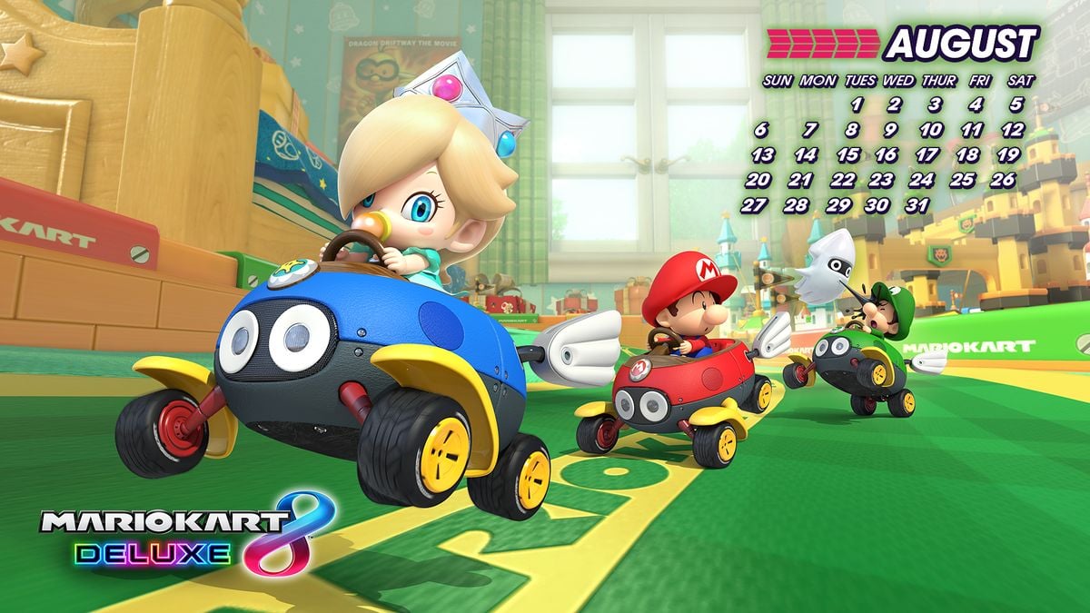 File:August MK8DX Wallpaper.jpg - Super Mario Wiki, the Mario encyclopedia