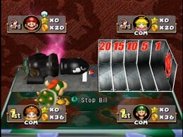 The Mini Mini-Game Brake Bullet Bill from Mario Party 4